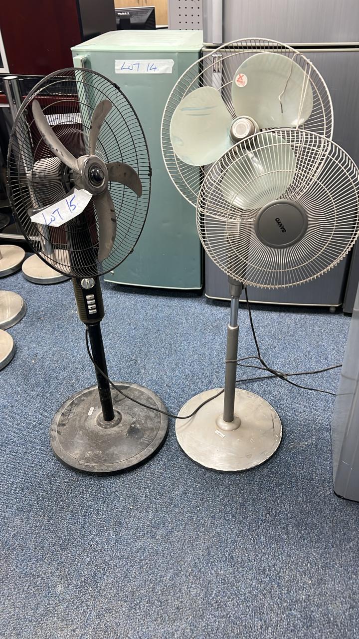 2 Standing fans