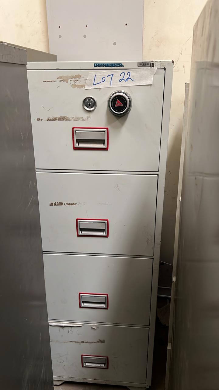 Compact safe fire proof