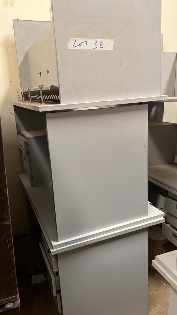 3 Single pedestal desks