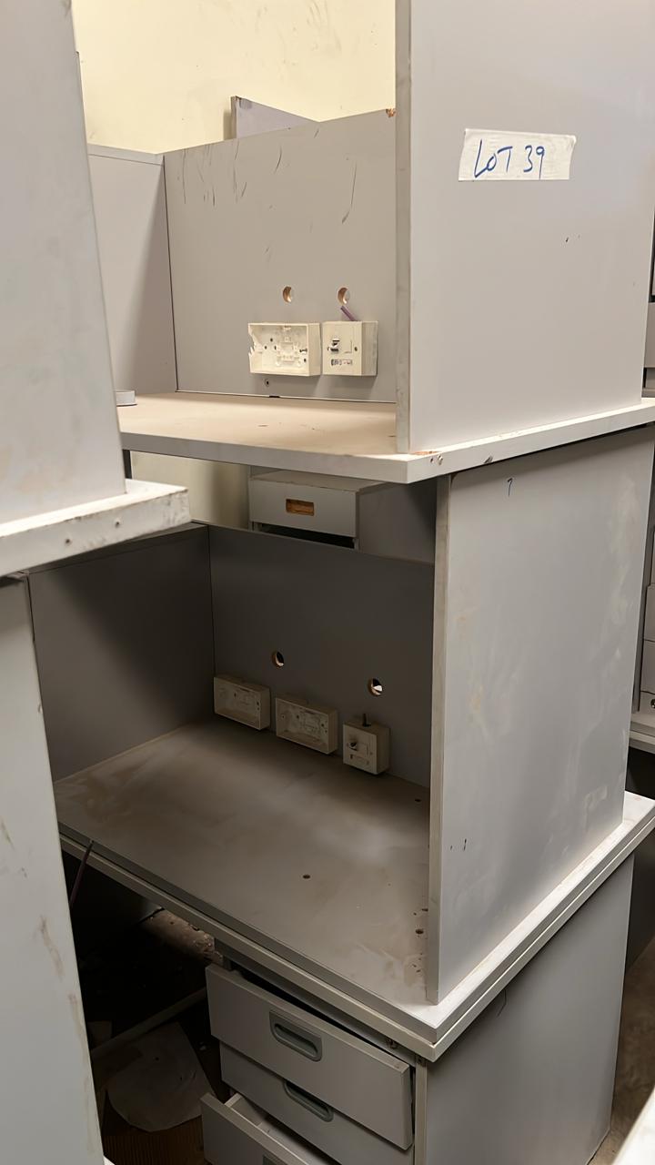 3 Single pedestal desks