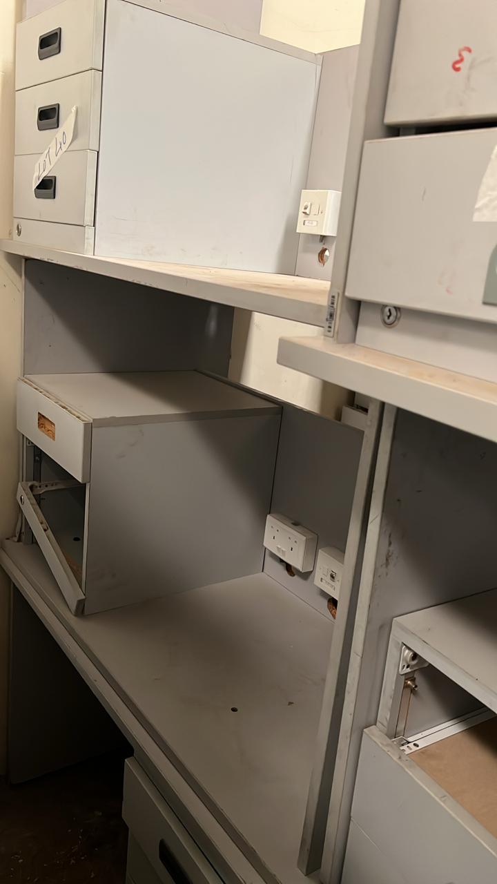 3 Single pedestal desks