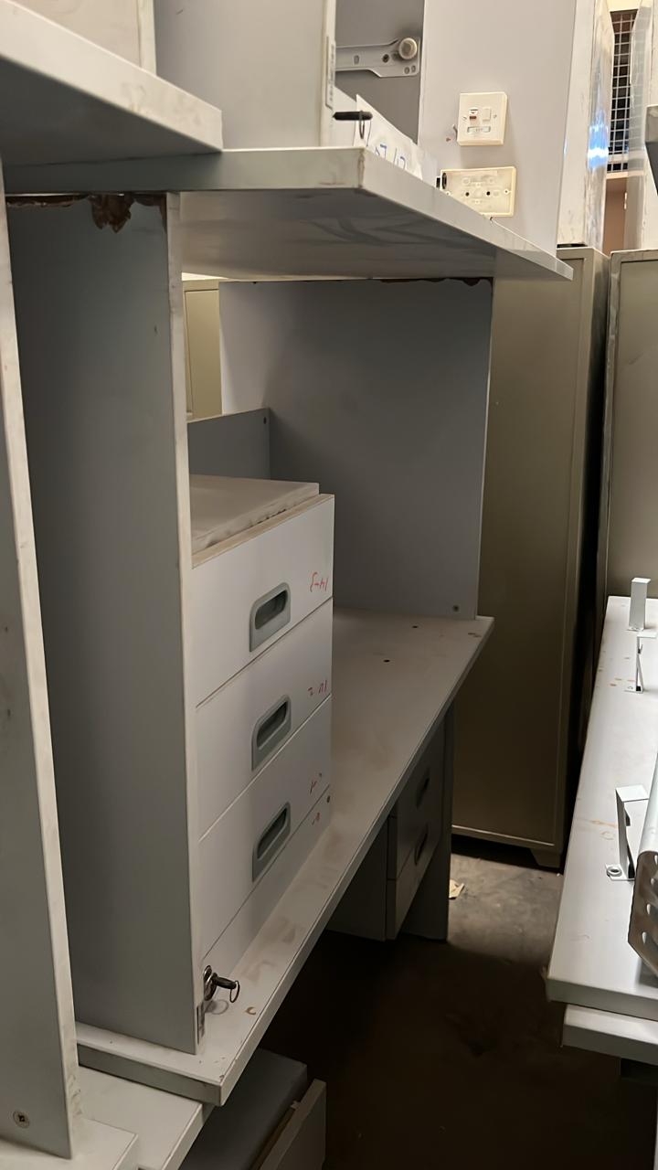 3 Single pedestal desks