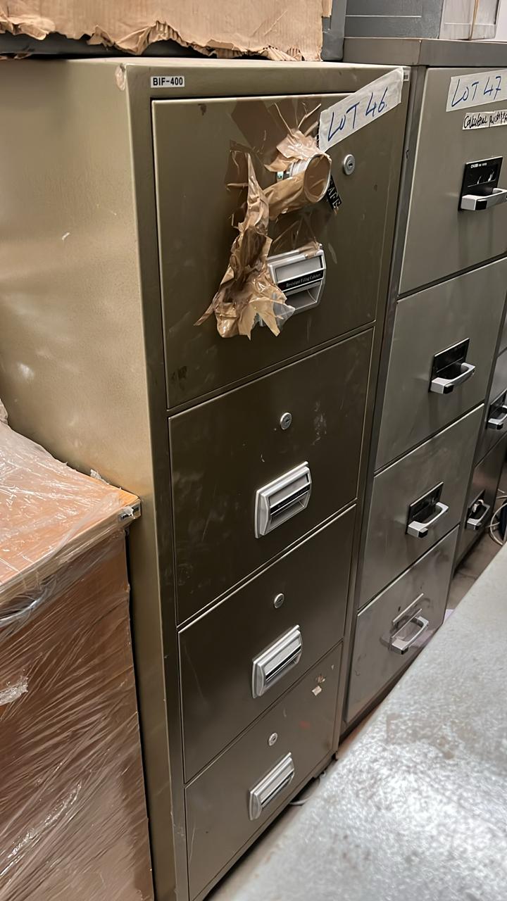 Compact fire proof safe