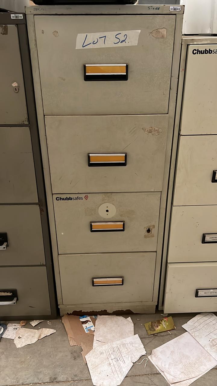 Chubb fire proof safe