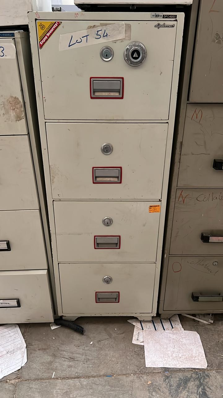 Compact fire proof safe