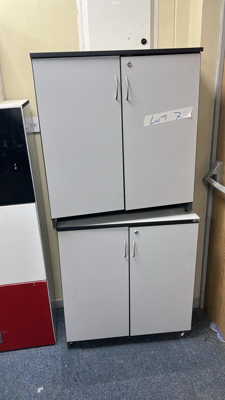 2 2-Drawer wooden cabinet